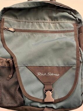 Rick Steves Backpack Teal and Black